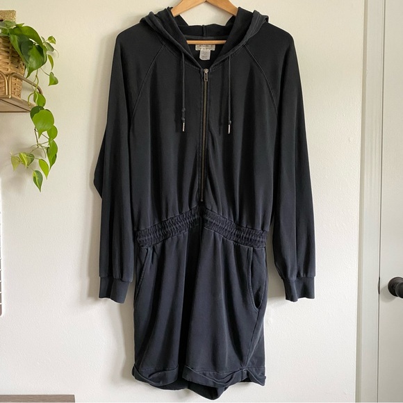 L*Space Stay Cool Romper in Washed Black - Picture 2 of 7